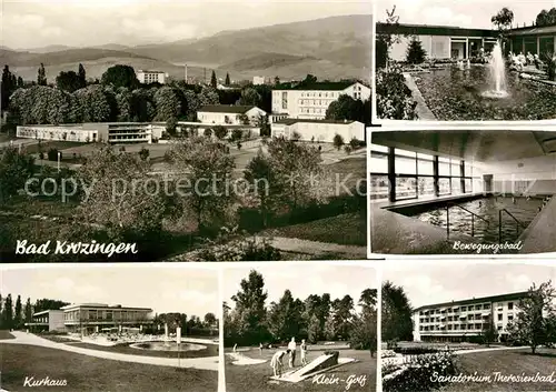 AK / Ansichtskarte Bad Krozingen Thermalkurort Kurhaus Kleingolf Sanatorium Bewegungsbad Klinik Kat. Bad Krozingen