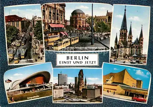 AK / Ansichtskarte Berlin Einst und jetzt Kat. Berlin