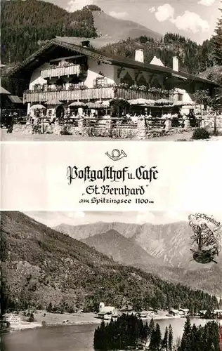 AK / Ansichtskarte Spitzingsee Postgasthof Cafe Bernhard Kat. Schliersee