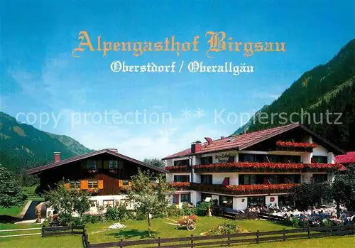 AK / Ansichtskarte Oberstdorf Alpengasthof Birgsau Kat. Oberstdorf
