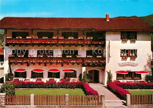 AK / Ansichtskarte Oberammergau Hotel Cafe Schilcherhof Kat. Oberammergau