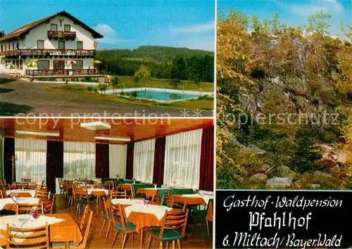 AK / Ansichtskarte Miltach Gasthof Waldpension Pfahlhof Kat. Miltach