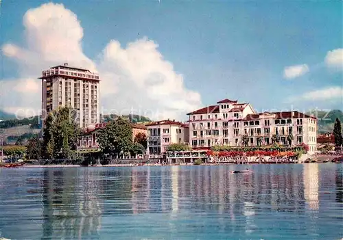 AK / Ansichtskarte Lugano Lago di Lugano Strandhotel Seegarten