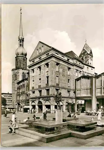 AK / Ansichtskarte Dortmund Blaeserbrunnen mit Reinoldikirche Kat. Dortmund