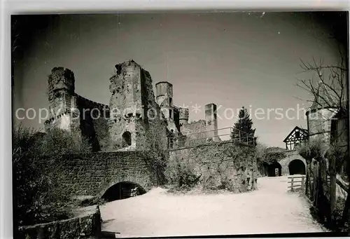 AK / Ansichtskarte Dilsberg Neckar Burgruine