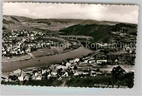 AK / Ansichtskarte Alf Mosel Panorama Bullay Moselbruecke Kat. Alf