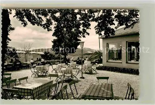 AK / Ansichtskarte Zell Mosel Berghotel Marienburg Terrasse  Kat. Zell (Mosel)