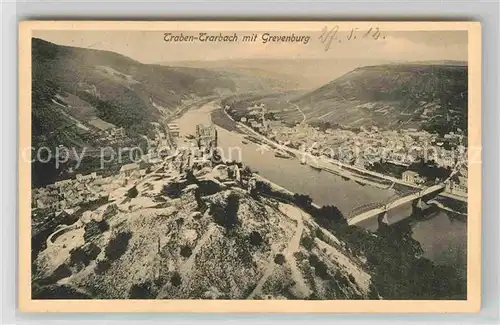 AK / Ansichtskarte Traben Trarbach Panorama mit Grevenburg Kat. Traben Trarbach