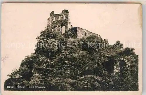 AK / Ansichtskarte Traben Trarbach Ruine Grevenburg Kat. Traben Trarbach