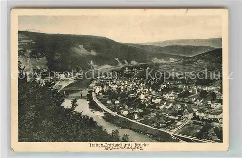 AK / Ansichtskarte Traben Trarbach Panorama mit Bruecke Kat. Traben Trarbach