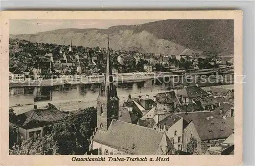 AK / Ansichtskarte Traben Trarbach Moselpartie mit Kirche Kat. Traben Trarbach