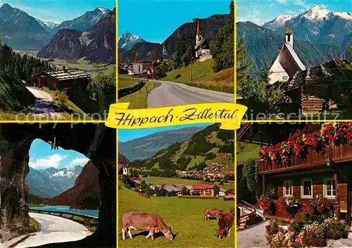 AK / Ansichtskarte Hippach Erholungsdorf Zillertal Perser Stillupptal Zillertaler Bauernhaus Zillertaler Alpen Kat. Hippach