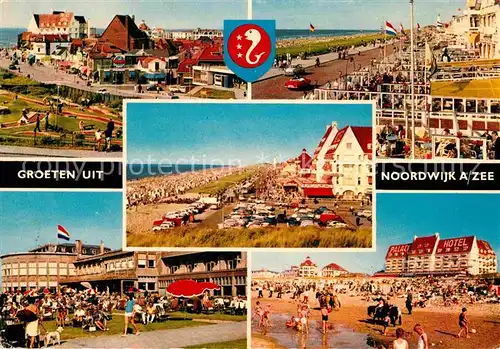 AK / Ansichtskarte Noordwijk aan Zee  Strand Promenade Hotels Minigolf Kat. Noordwijk