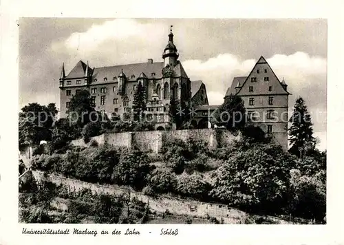 AK / Ansichtskarte Marburg Lahn Schloss Universitaetsstadt Kat. Marburg