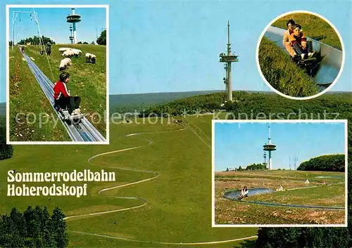 AK / Ansichtskarte Schotten Sommerrodelbahn Hoherodskopf Naturpark Hoher Vogelsberg Kat. Schotten