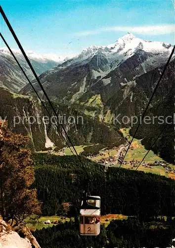 AK / Ansichtskarte Seilbahn Penkenbahn Bergstation Mayrhofen Ahornspitze Zillertal  Kat. Bahnen