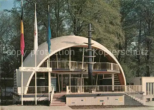 AK / Ansichtskarte Exposition Universelle Bruxelles 1958 Pavillon du Comptoir Tuilier de Courtrai Kat. Expositions