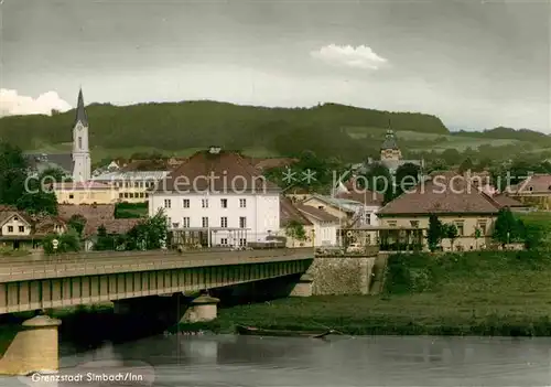 AK / Ansichtskarte Simbach Inn Grenzstadt Kirchturm  Kat. Simbach a.Inn