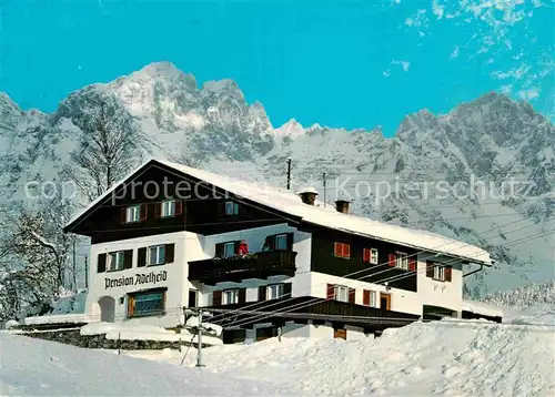 AK / Ansichtskarte Going Wilden Kaiser Tirol Pension Adelheid Winter Kat. Going am Wilden Kaiser