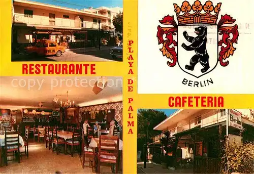 AK / Ansichtskarte Playa de Palma Mallorca Restaurant Cafe Berlin Kat. Spanien
