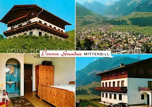 AK / Ansichtskarte Mittersill Oberpinzgau Pension Grundner Kat. Mittersill