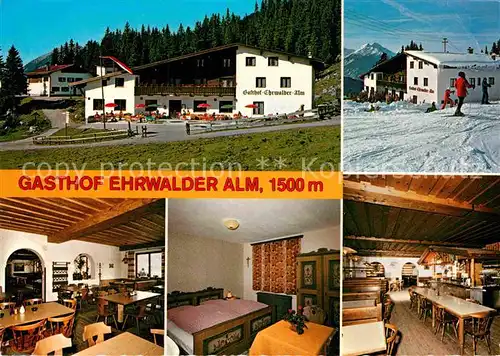 AK / Ansichtskarte Ehrwald Tirol Gasthof Ehrwalder Alm