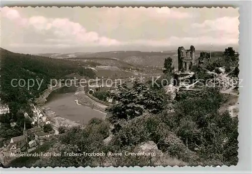 AK / Ansichtskarte Traben Trarbach Panorama mit Grevenburg Kat. Traben Trarbach