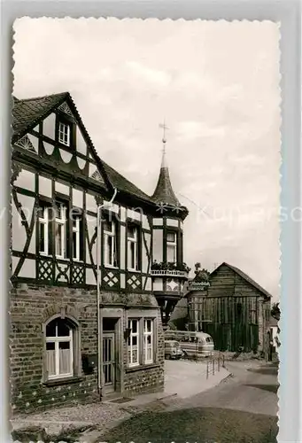 AK / Ansichtskarte Starkenburg Gasthaus Zur schoenen Aussicht Kat. Starkenburg