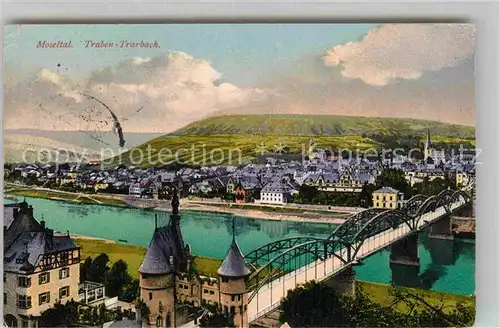 AK / Ansichtskarte Traben Trarbach Moselpartie Moselbruecke Kat. Traben Trarbach