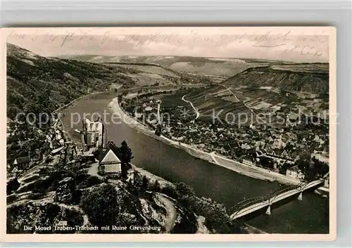 AK / Ansichtskarte Traben Trarbach Panorama mit Ruine Grevenburg Kat. Traben Trarbach