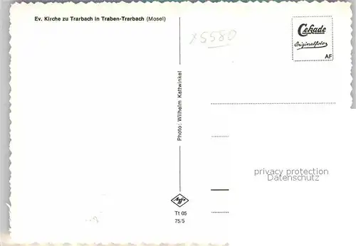 AK / Ansichtskarte Traben Trarbach Ev Kirche Kat. Traben Trarbach