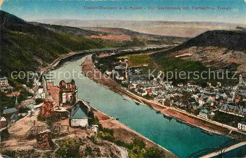 AK / Ansichtskarte Traben Trarbach Grevenburg Panorama Kat. Traben Trarbach