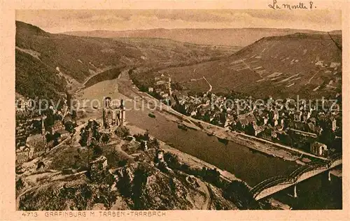 AK / Ansichtskarte Traben Trarbach Grafinburg Panorama Mosel Kat. Traben Trarbach