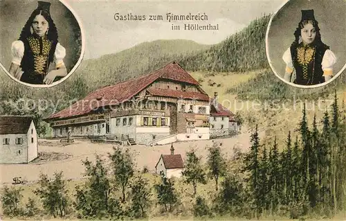 AK / Ansichtskarte Hoellental Schwarzwald Gasthaus zum Himmelreich  Kat. Buchenbach