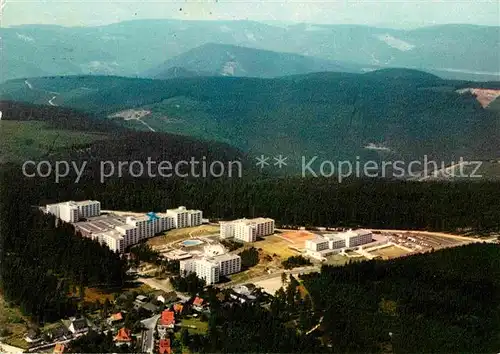 AK / Ansichtskarte Hahnenklee Bockswiese Harz Fliegeraufnahme Hochwald Ferienpark  Kat. Goslar