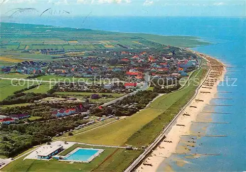 AK / Ansichtskarte Cuxhaven Doese Nordseebad Fliegeraufnahme