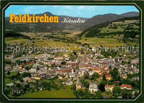 AK / Ansichtskarte Feldkirchen Kaernten Fliegeraufnahme Kat. Feldkirchen in Kaernten