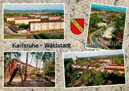 AK / Ansichtskarte Karlsruhe Baden Waldstadt