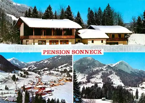 AK / Ansichtskarte Unterjoch Pension Sonneck Kat. Bad Hindelang