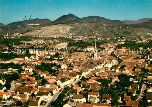 AK / Ansichtskarte Steinbach Baden Baden Fliegeraufnahme mit Burgruine Yburg Kat. Baden Baden