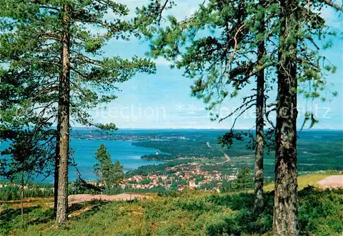 AK / Ansichtskarte Dalarna View over Raettvik and Lake Siljan Kat. Schweden