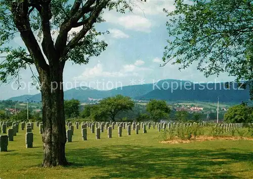 AK / Ansichtskarte Friedhof Deutscher Soldatenfriedhof Niederbronn  Kat. Tod