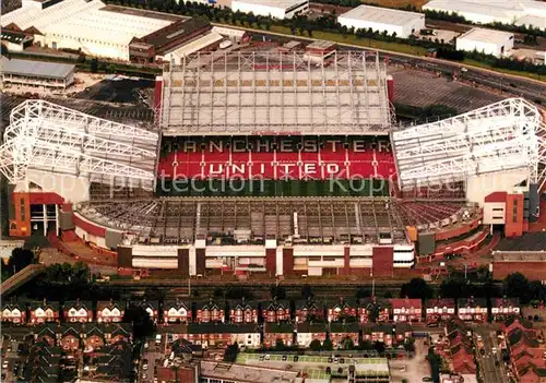 AK / Ansichtskarte Stadion Old Trafford Manchester United Fliegeraufnahme Kat. Sport