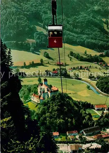 AK / Ansichtskarte Seilbahn Kampenwand Schloss Hohenaschau  Kat. Bahnen