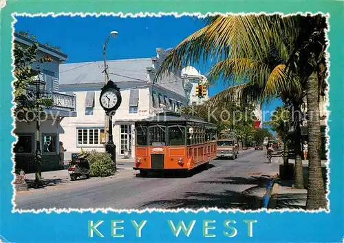 AK / Ansichtskarte Strassenbahn Old Town Trolley Key West Florida  Kat. Strassenbahn