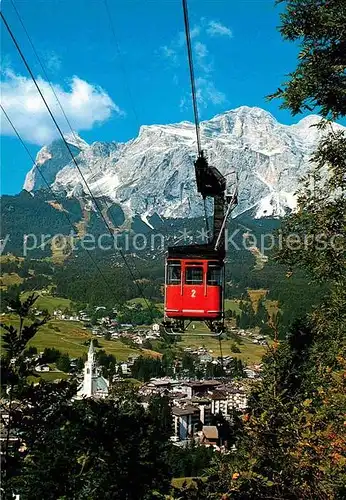AK / Ansichtskarte Seilbahn Faloria Dolomiti Cortina d Ampezzo Gruppo delle Tofane  Kat. Bahnen