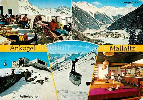 AK / Ansichtskarte Seilbahn Ankogel Bergstation Restaurant Mallnitz  Kat. Bahnen