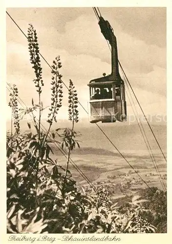 AK / Ansichtskarte Seilbahn Schauinsland Freiburg Breisgau  Kat. Bahnen