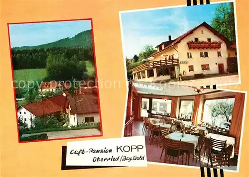 AK / Ansichtskarte Oberried Bischofsmais Cafe Pension Kopp Kat. Bischofsmais