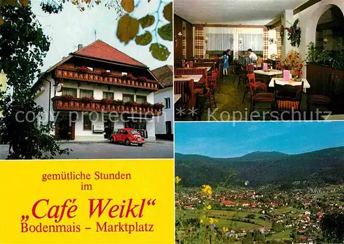 AK / Ansichtskarte Bodenmais Cafe Weikl Kat. Bodenmais